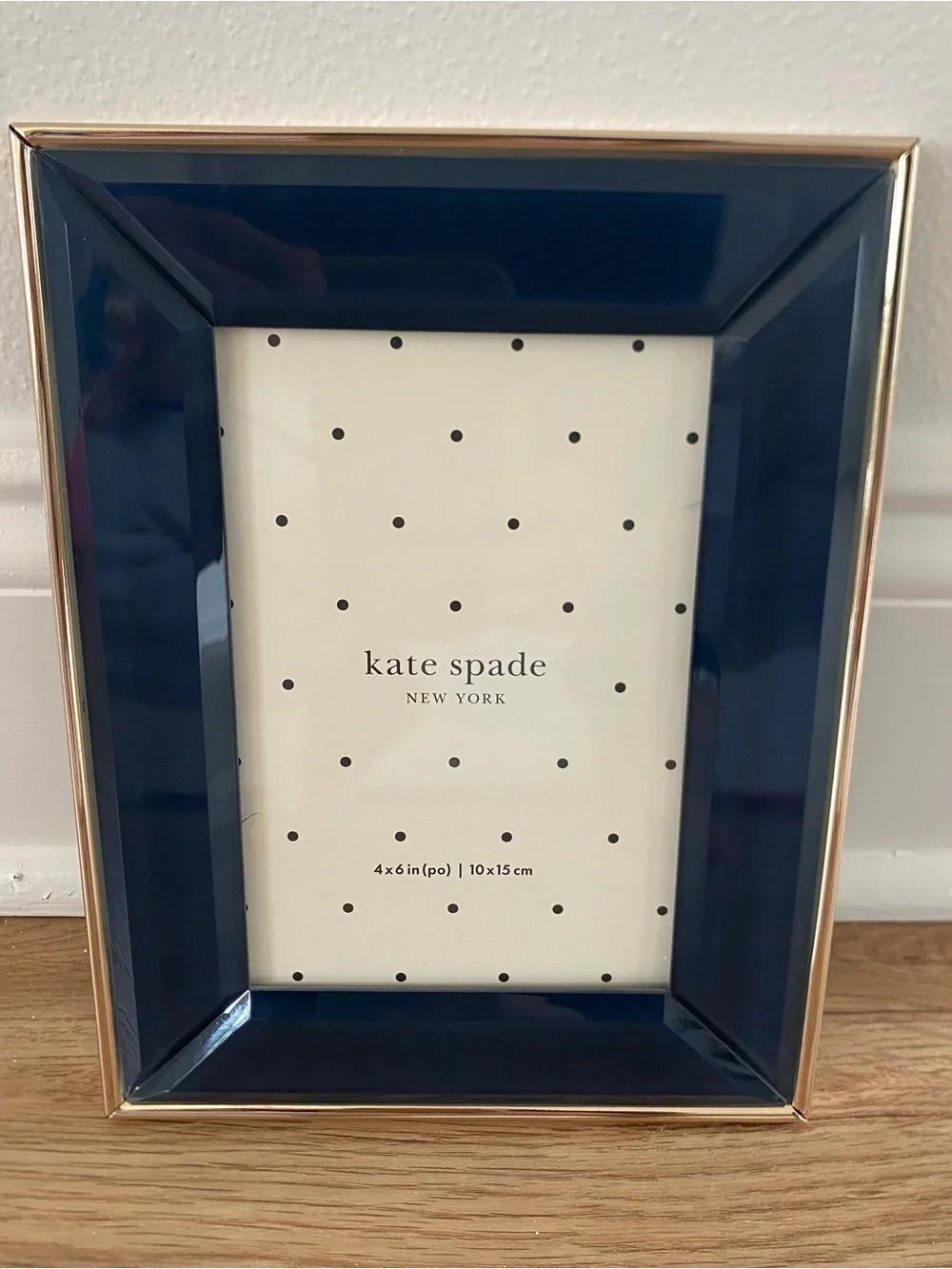 KATE SPADE Charles Lane Picture Frame 4x6
